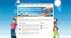 Desktop Screenshot of casatransitoriaandreluiz.org.br